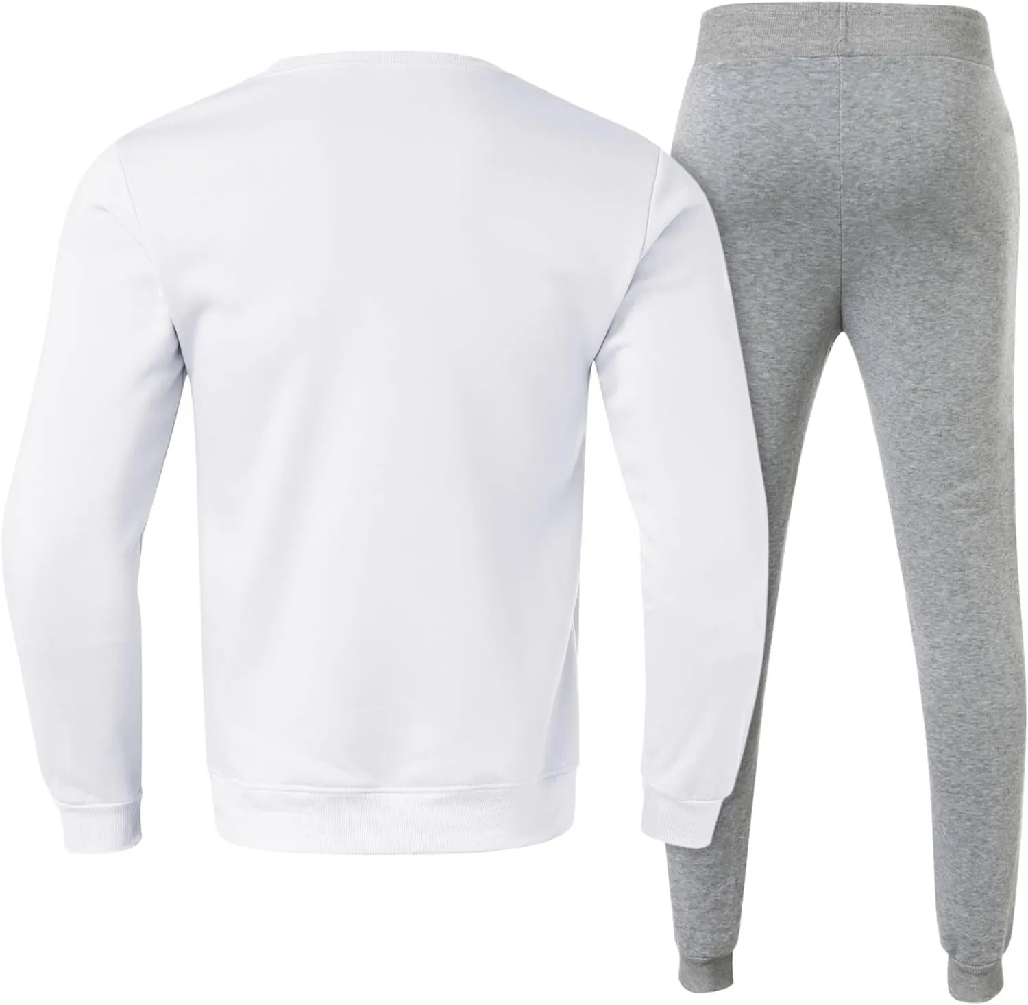 2023 Mens 2 Piece Outfits Tracksuit Set Winter Long Sleeve T Shirt Pants Set Fashion Stylish Plus Size Jogger Suit Sweatsuit