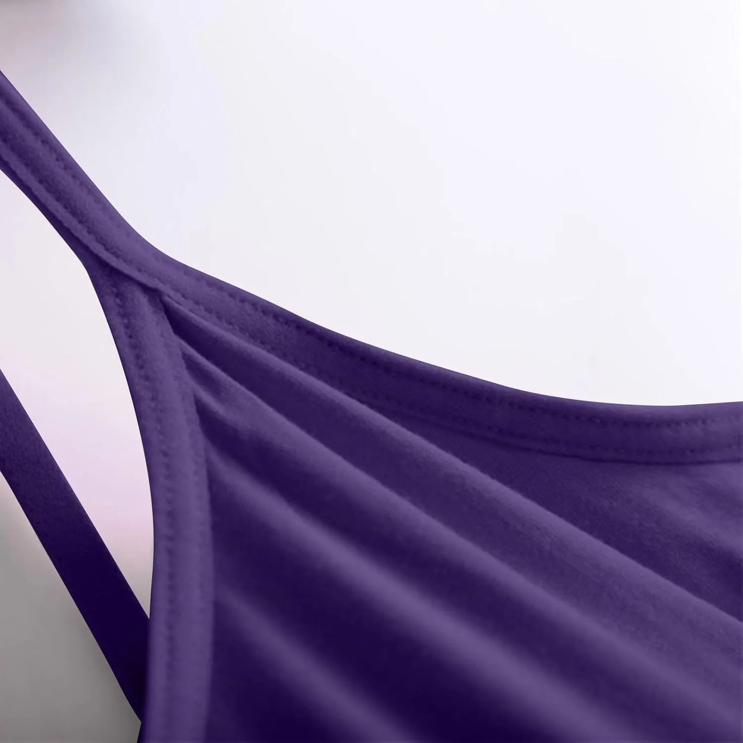 2Pcs Comfy Soft Camisoles Womens Built in Bra Yoga Pajamas Sleeveless Tank Tops Summer Modal Spaghetti Straps Camis