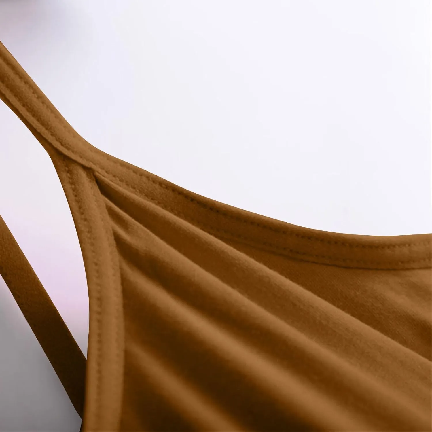 2Pcs Comfy Soft Camisoles Womens Built in Bra Yoga Pajamas Sleeveless Tank Tops Summer Modal Spaghetti Straps Camis