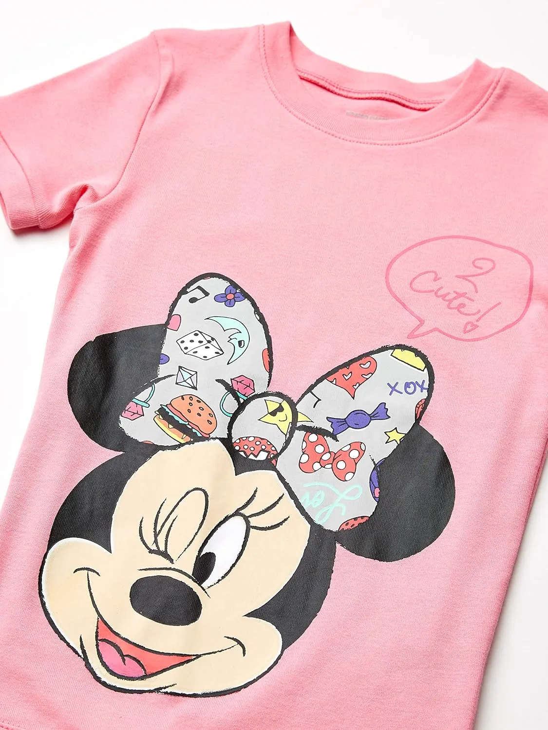 Amazon Essentials Disney | Marvel | Star Wars Babies, Toddlers, and Girls' Pajama Set, 4-Piece (Previously Spotted Zebra)