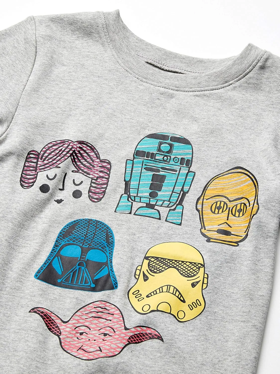Amazon Essentials Disney | Marvel | Star Wars Babies, Toddlers, and Girls' Pajama Set, 4-Piece (Previously Spotted Zebra)
