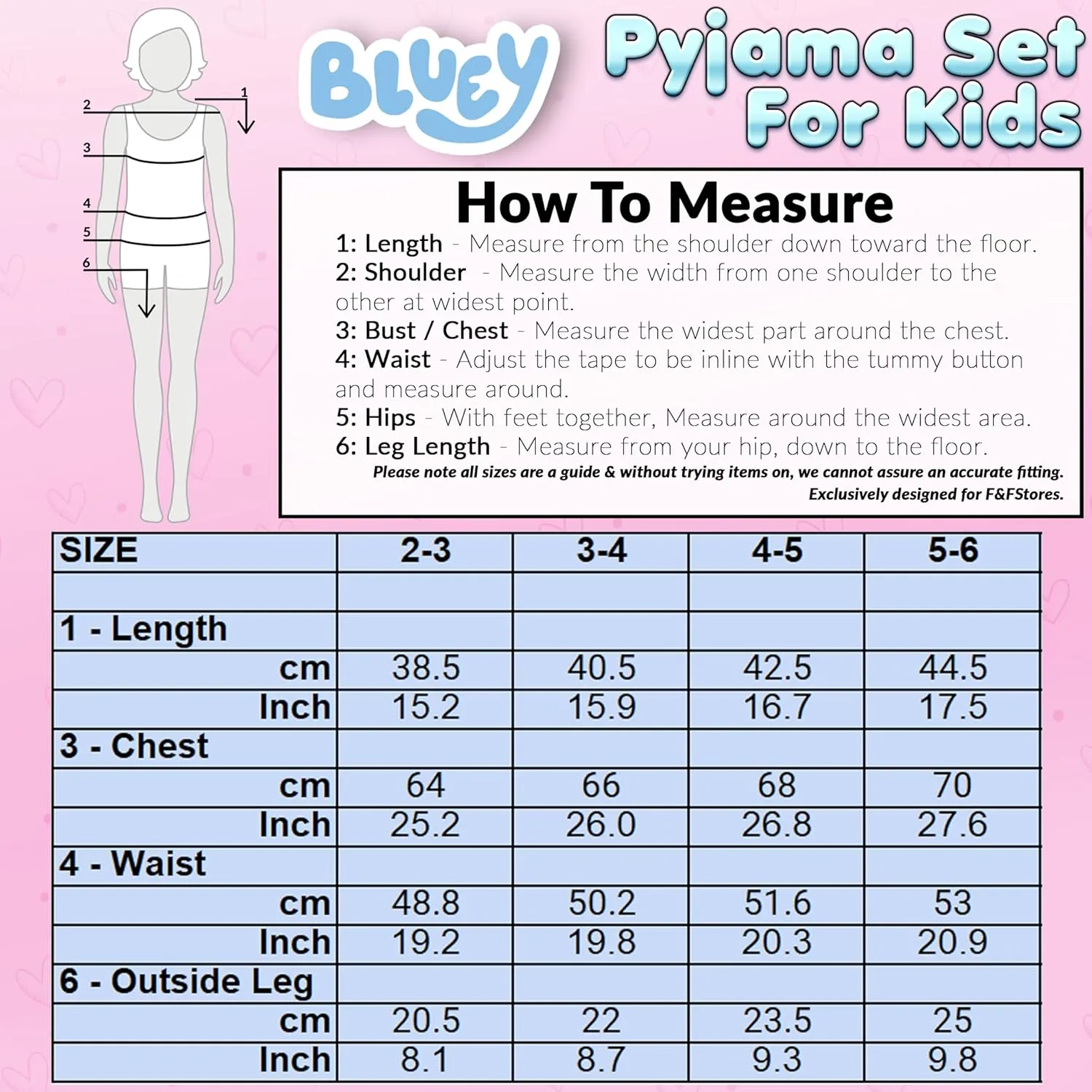 Bluey Short Pajama Set for Girls, Soft Breathable Loungewear - Gifts for Girls