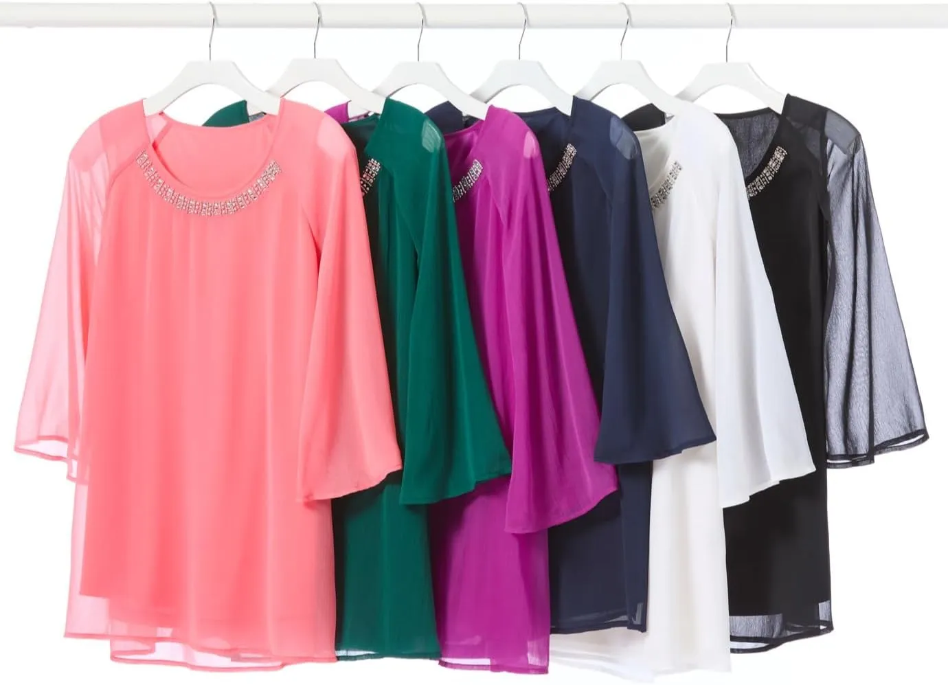 Catherines Women's Plus Size Petite Dazzling Blouse