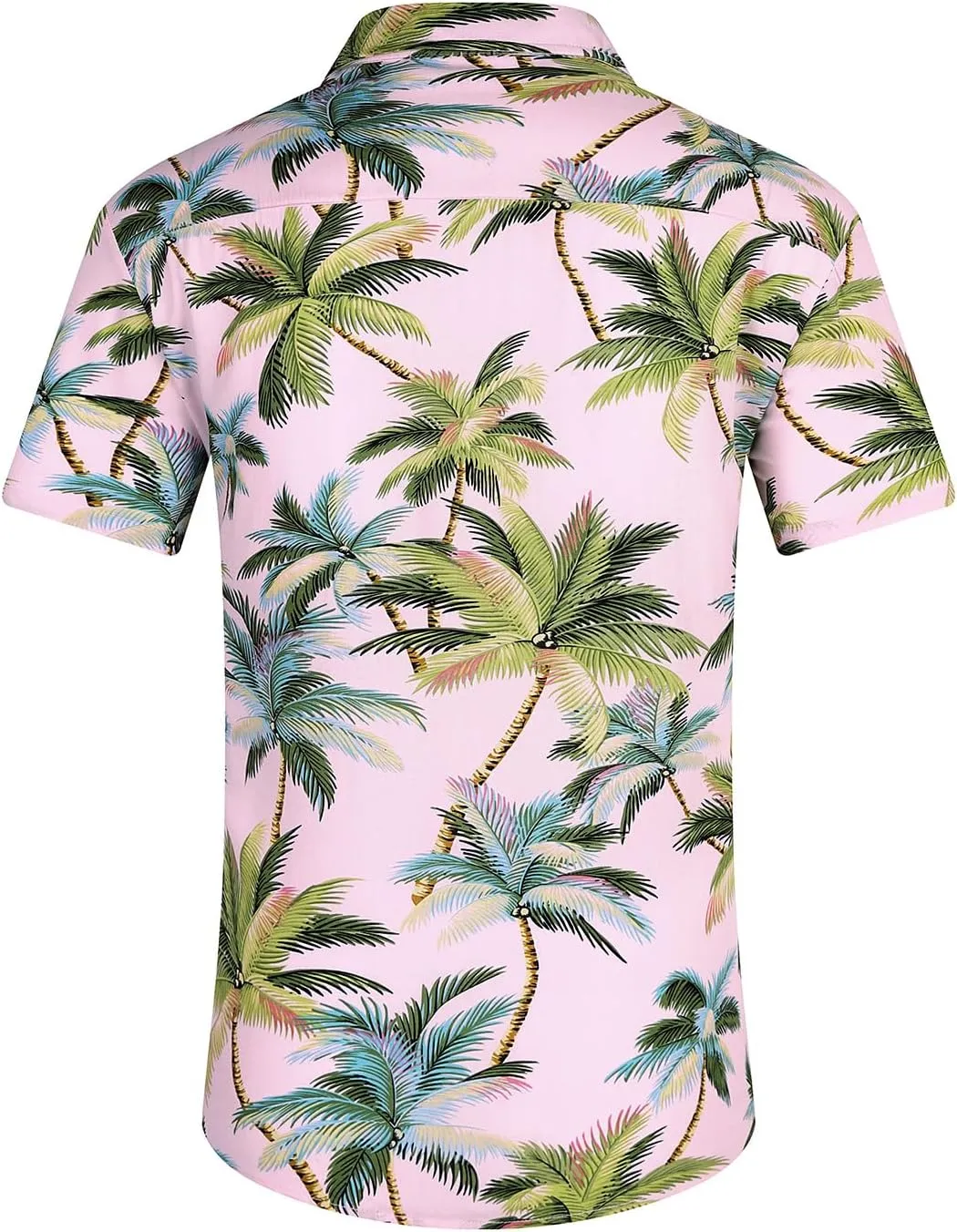 EISHOPEER Hawaiian Shirt for Men Short Sleeve Button Down Floral Tropical Holiday Beach Shirts S-3XL
