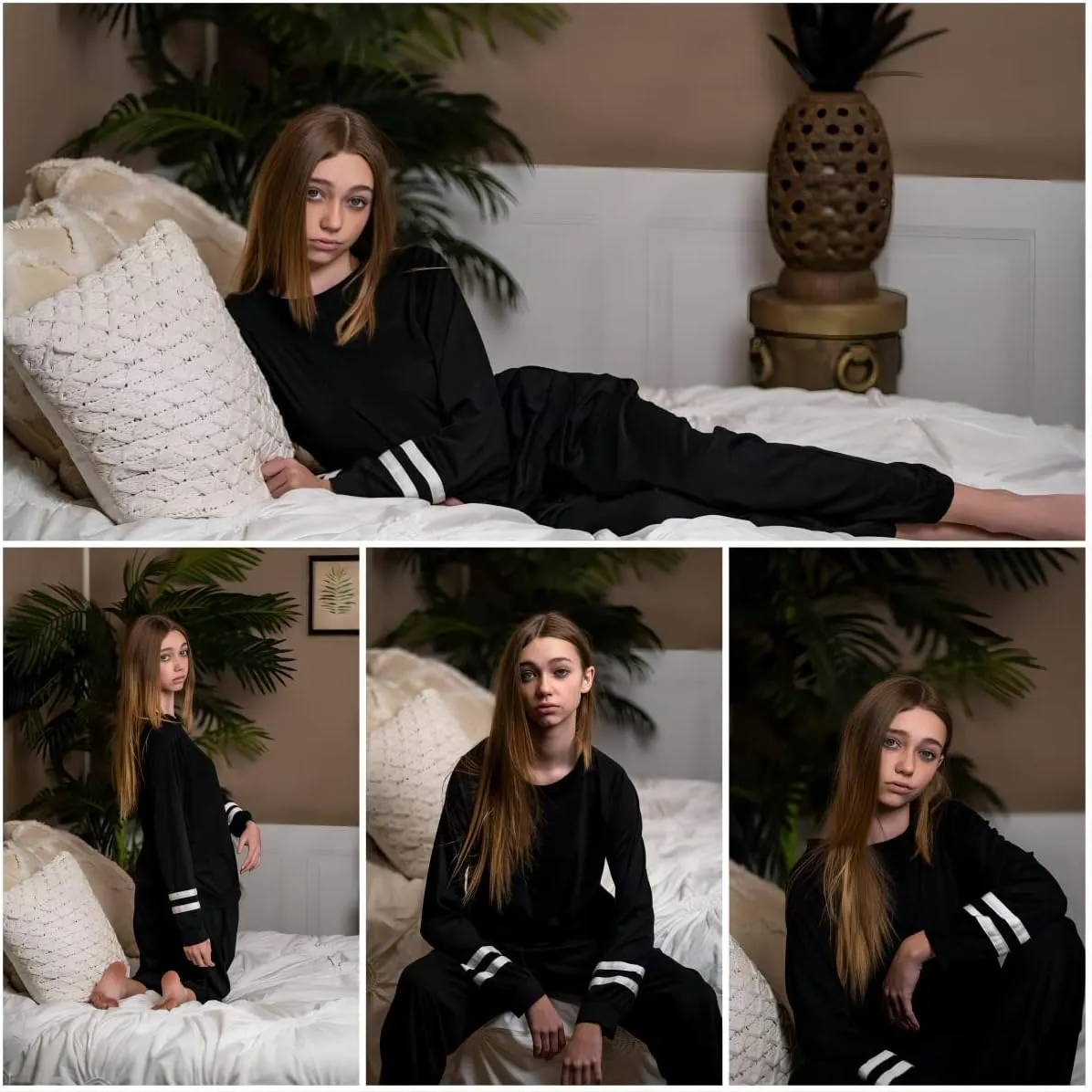 Ekouaer Sweatsuits Womens Loungewear Set Tracksuit Long Sleeve Pajamas Set with Pockets 2 Piece Outfits Lounge Sets