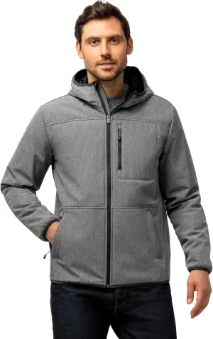 Free Country Men's Melange Stretch Full Zip Hoodie