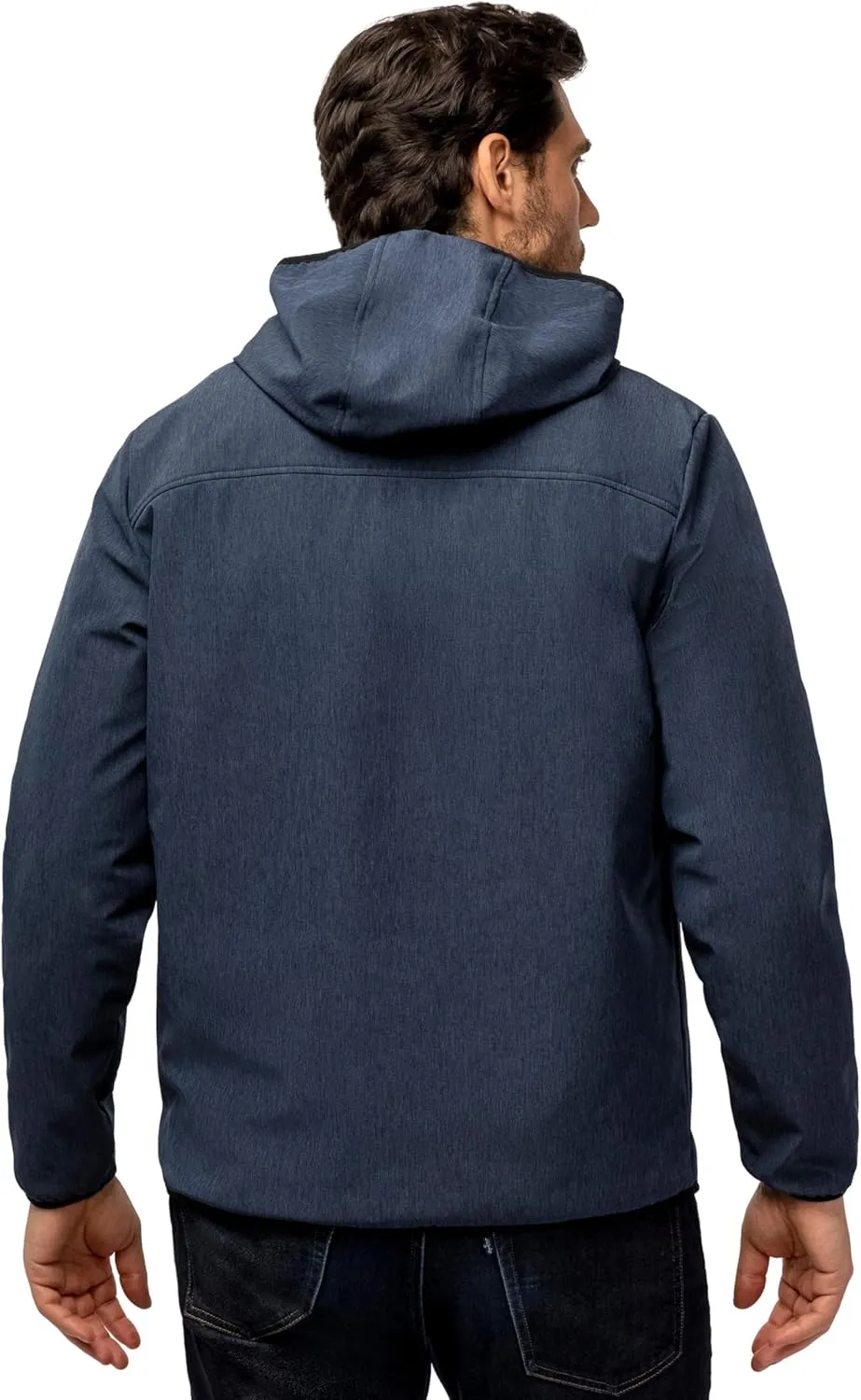 Free Country Men's Melange Stretch Full Zip Hoodie