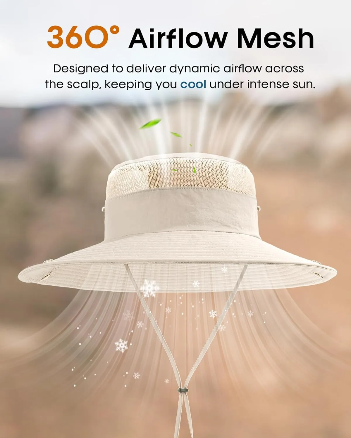 FURTALK Sun Hats for Women with Ponytail Hole Beach Hiking Summer Wide Brim Outdoor UV Protection Packable Bucket Safari Hat
