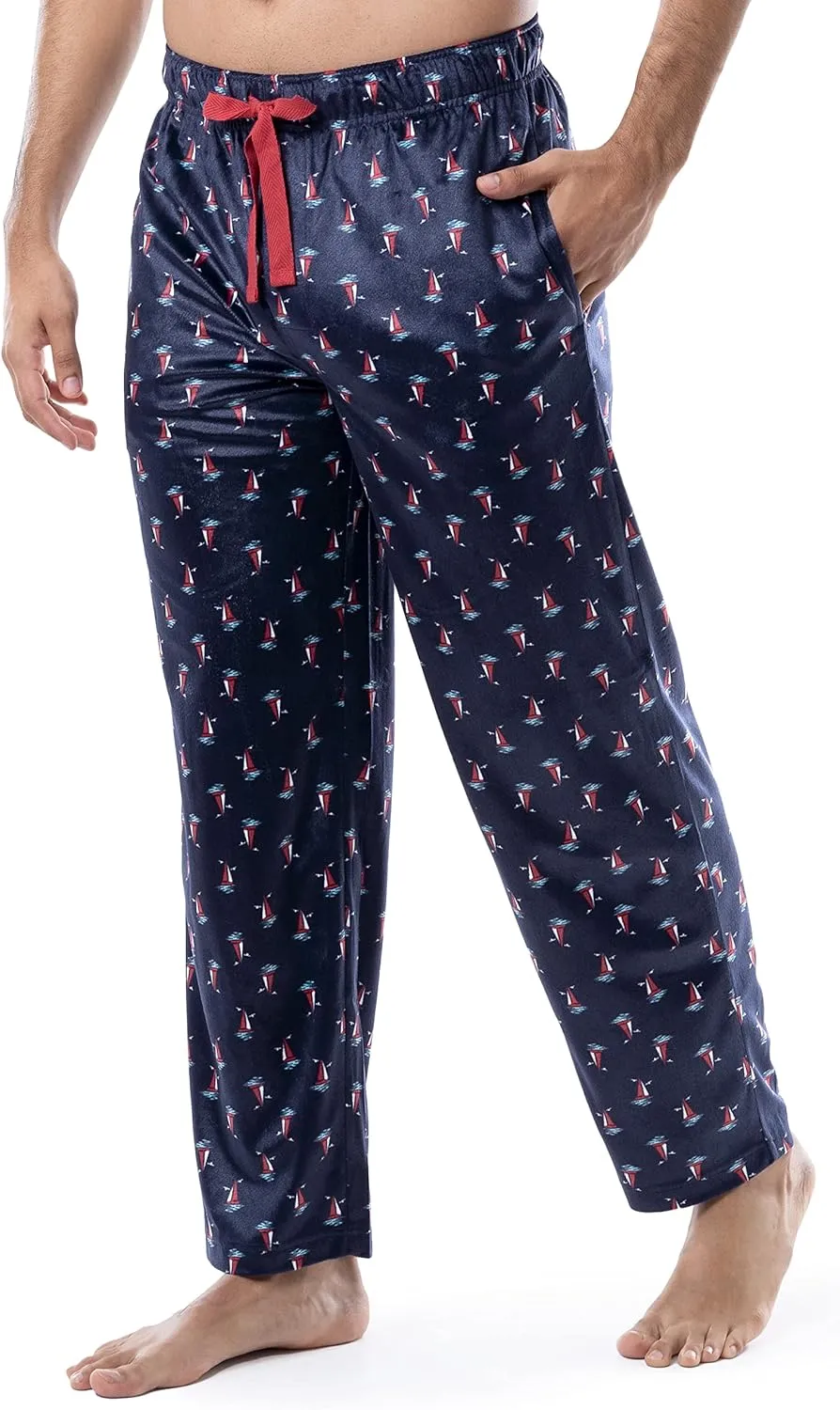 IZOD Men's Lite Touch Fleece Sleep Pajama Pant