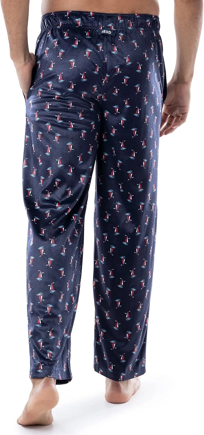 IZOD Men's Lite Touch Fleece Sleep Pajama Pant
