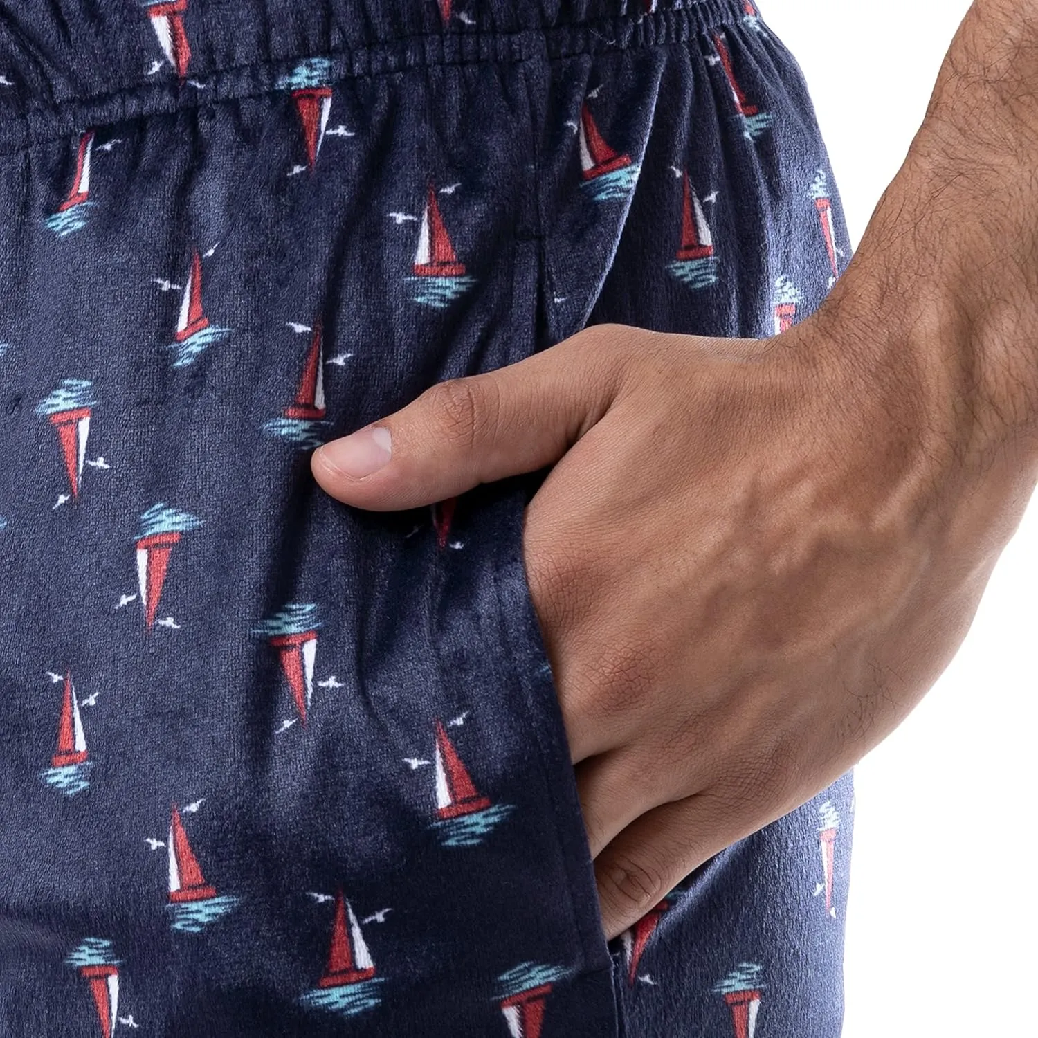 IZOD Men's Lite Touch Fleece Sleep Pajama Pant