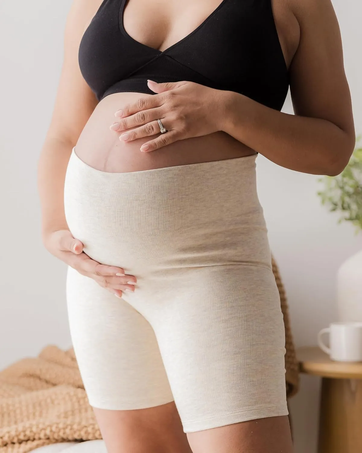 Kindred Bravely Sublime Maternity & Postpartum Biker Shorts/Maternity Shorts, Everyday Loungewear