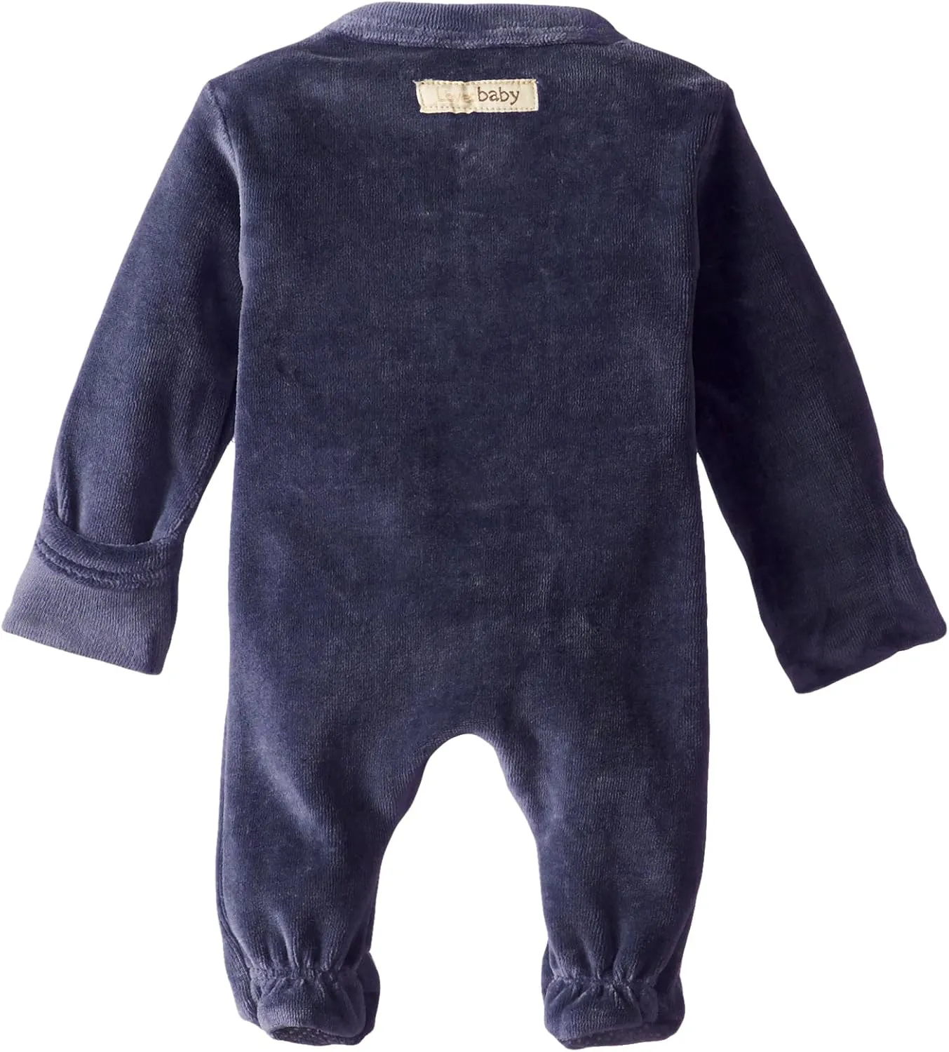L'ovedbaby Unisex-Baby Newborn Organic Cotton Velour Footed Overall