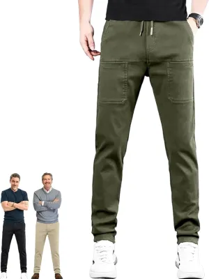 Mencomfy Cargo Pants, Men Comfy Multipants - High Stretch Multi-Pocket Durable Cargo Pants Waterproof Relaxed Fit