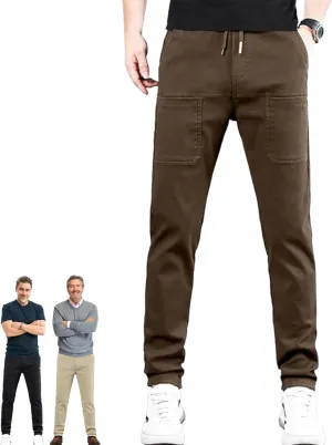 Mencomfy Cargo Pants, Men Comfy Multipants - High Stretch Multi-Pocket Durable Cargo Pants Waterproof Relaxed Fit