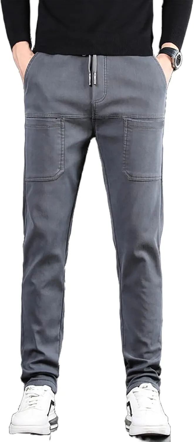 Mencomfy Cargo Pants Multipants - High Stretch Multi-Pocket Durable Cargo Pants Comfort Fit Stretch Cargo Pant