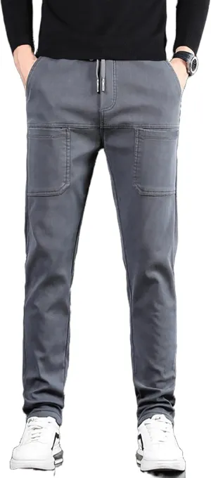 Mencomfy Cargo Pants Multipants - High Stretch Multi-Pocket Durable Cargo Pants Comfort Fit Stretch Cargo Pant