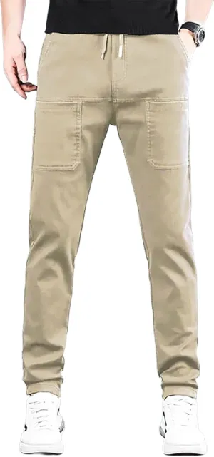 Mencomfy Cargo Pants Multipants - High Stretch Multi-Pocket Durable Cargo Pants Comfort Fit Stretch Cargo Pant