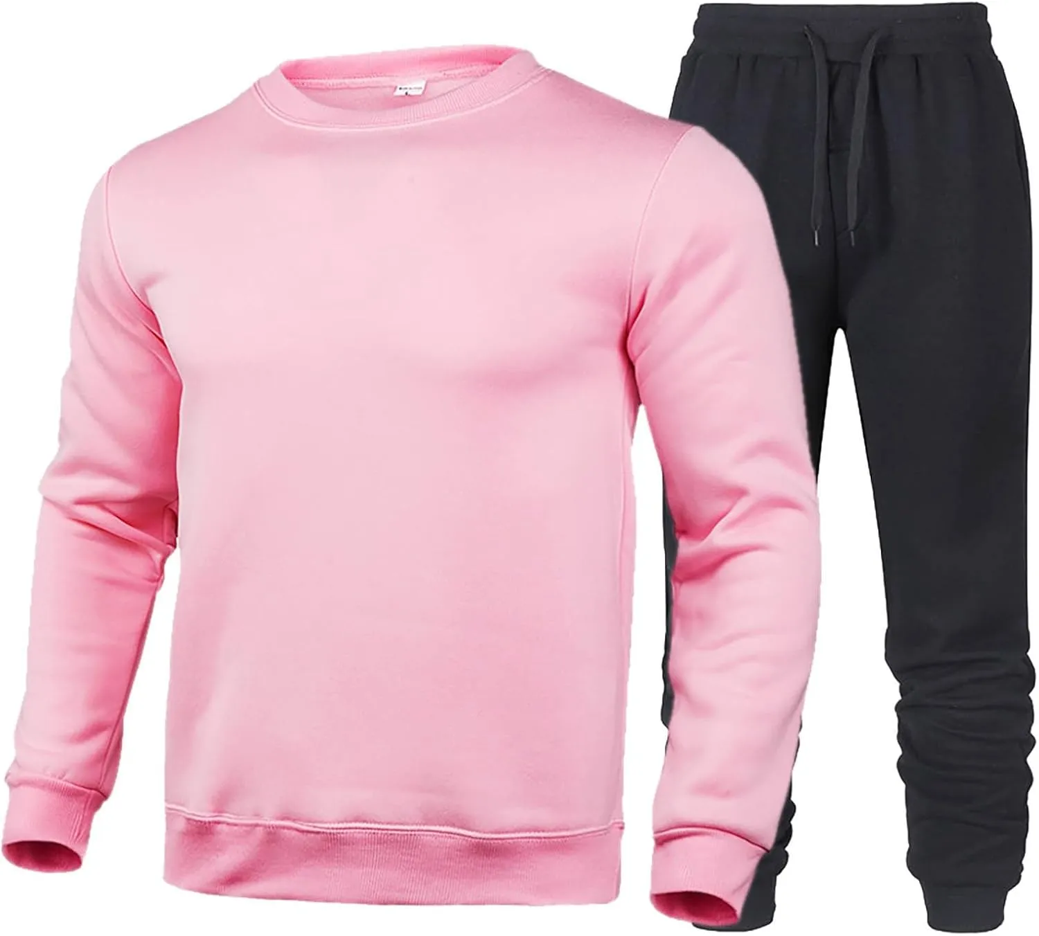 Men's Tracksuit 2 Piece Sweatsuit Set Sweatshirt Hoodie Corset Athletic Jogging Gym Activewear Sweat Track Suits