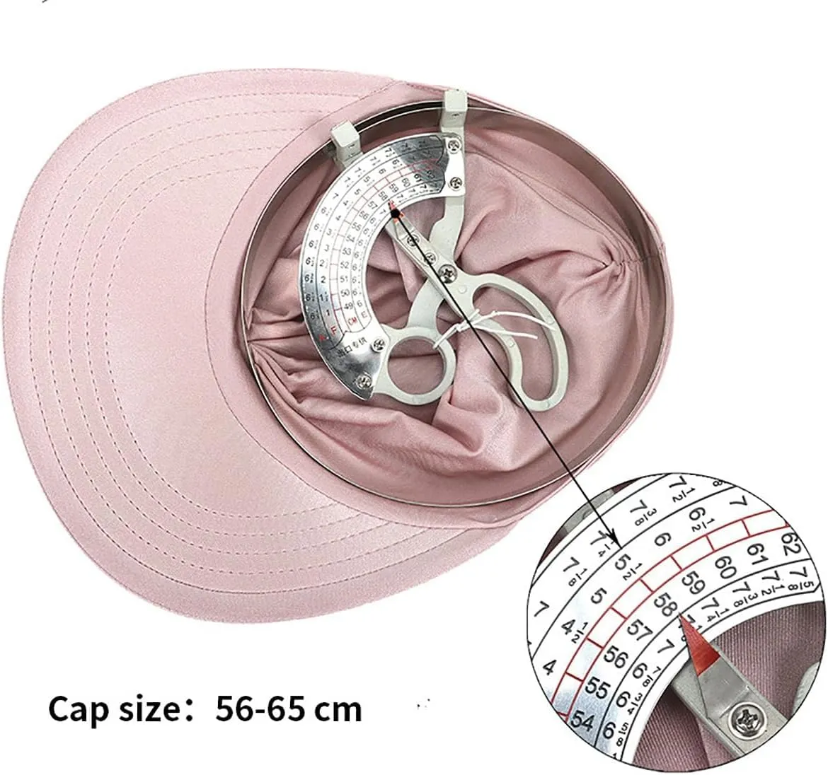 Peshoriadm Summer Women's Sun Hat, Elastic Top Ponytail Cap with Adjustable, Light Wide Brim Golf Beach Sun Hat