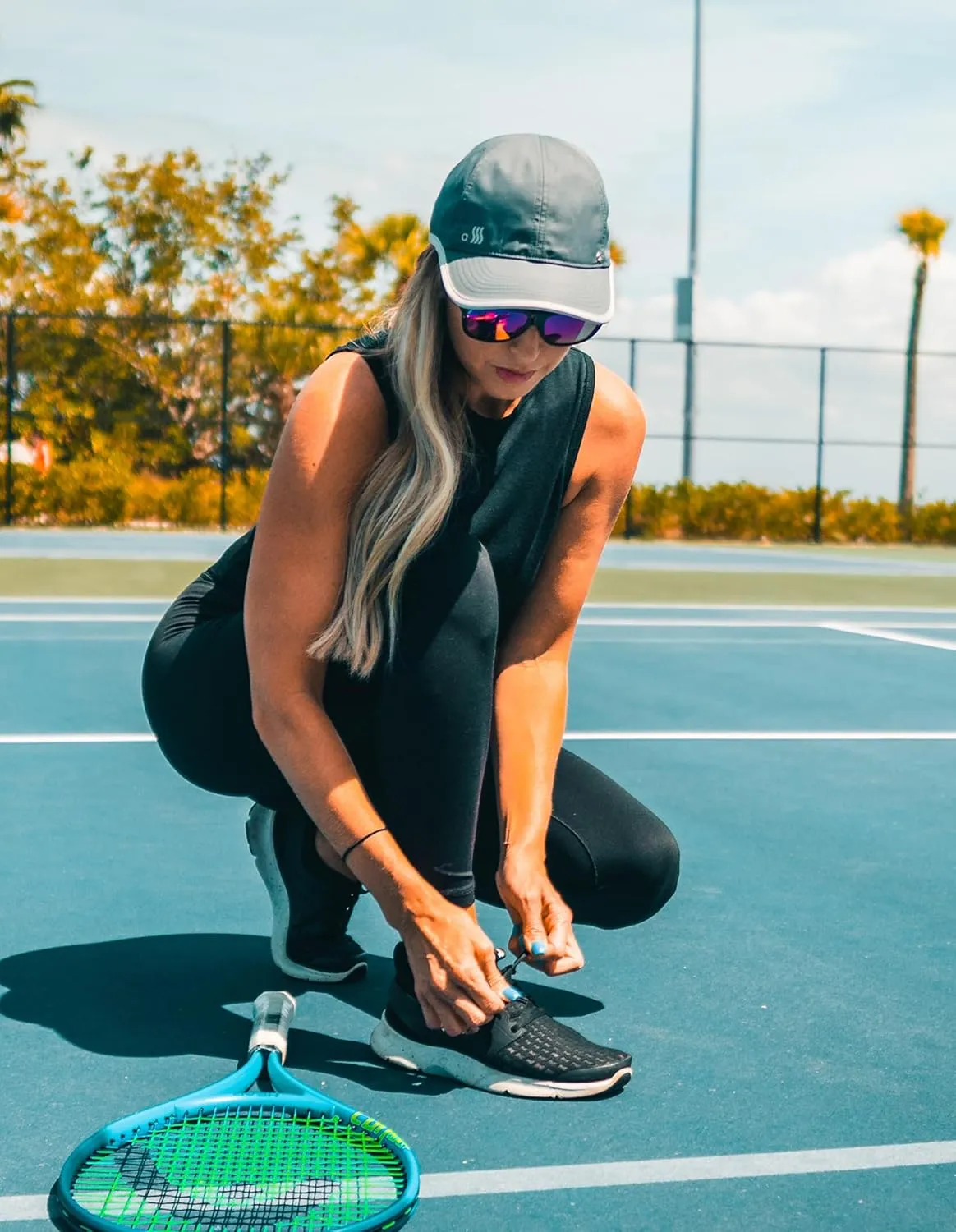 SAAKA Featherlight Sports Hat. Lightweight, Quick Drying. Running, Tennis & Golf Cap for Women & Girls