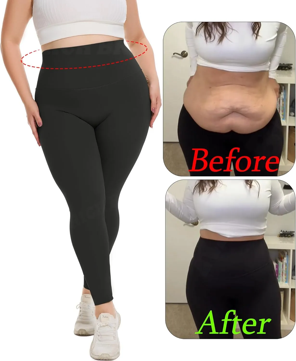 Seamless Butt Lifting Leggings for Women High Waisted Compression Leggings Workout Yoga Pants with Tummy Control