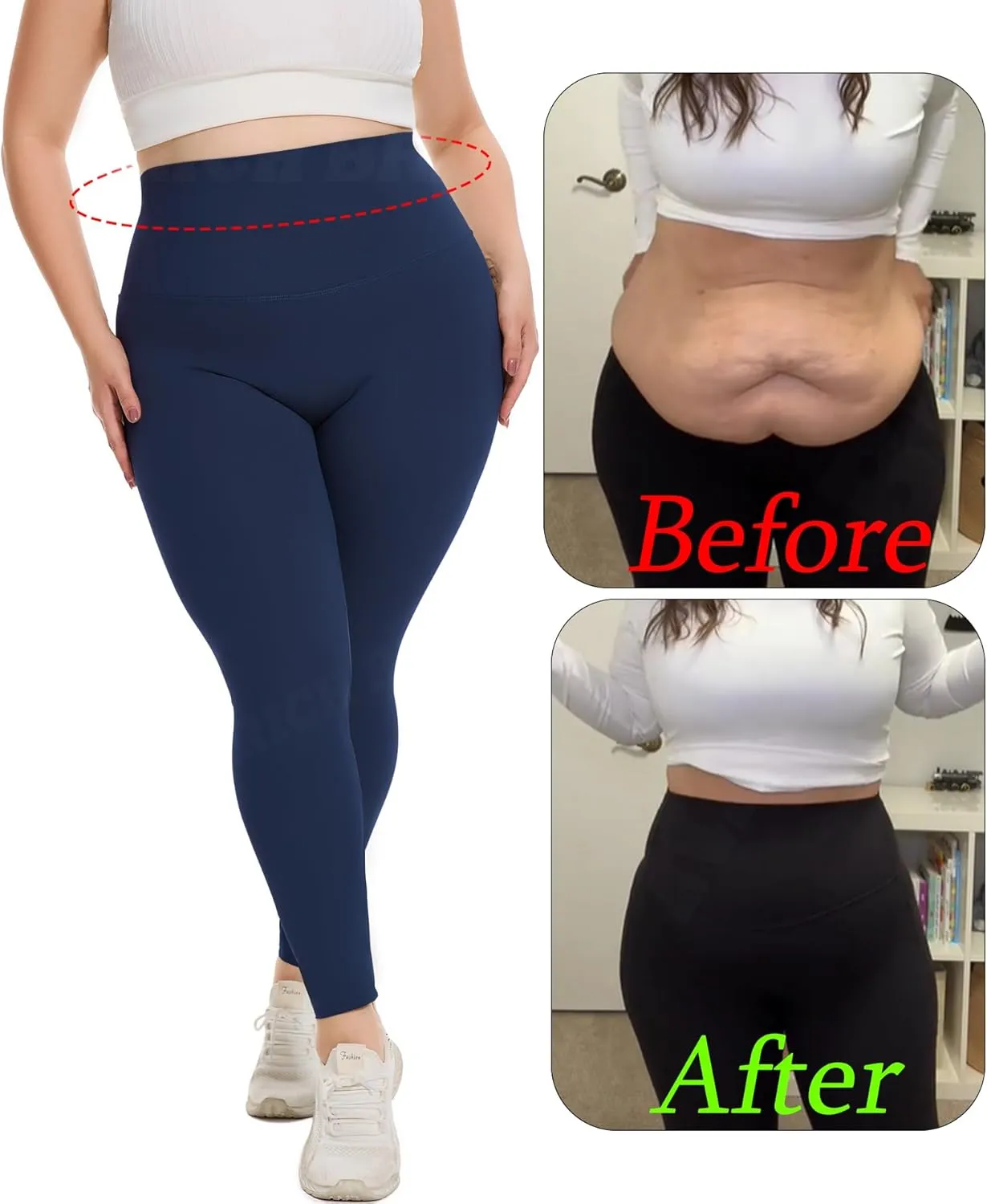 Seamless Butt Lifting Leggings for Women High Waisted Compression Leggings Workout Yoga Pants with Tummy Control
