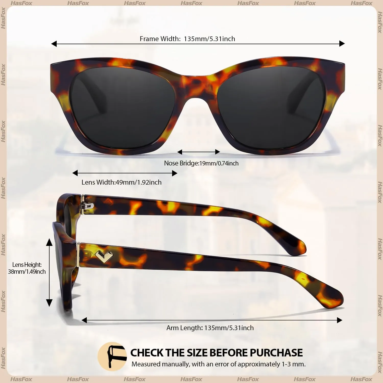 Small Cat Eye Sunglasses for Women | Trendy Sun Glasses for Narrow Face | Polarized & UV400 Protection Shades