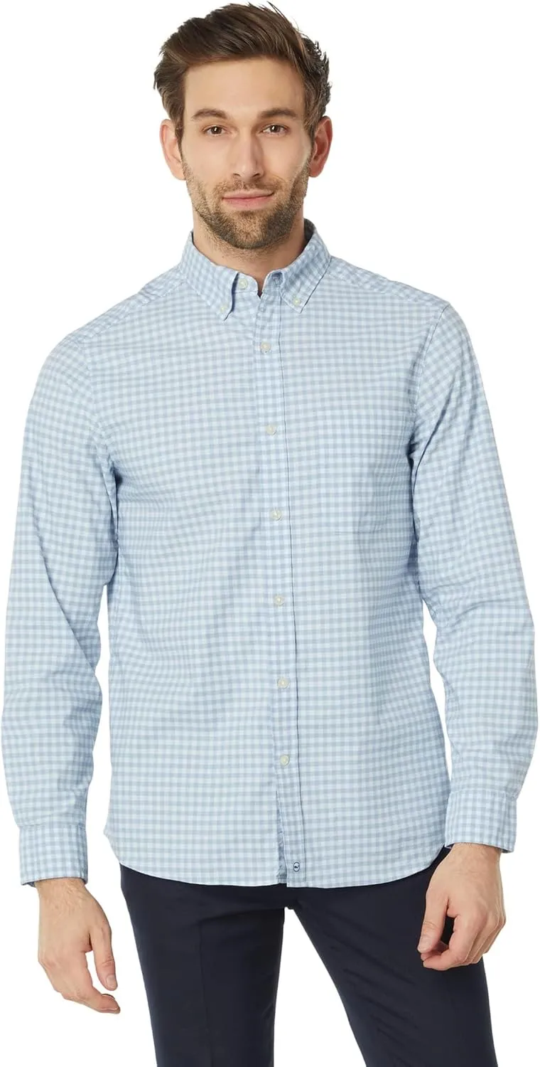 vineyard vines Men's On-The-go Brrr Gingham Shirt