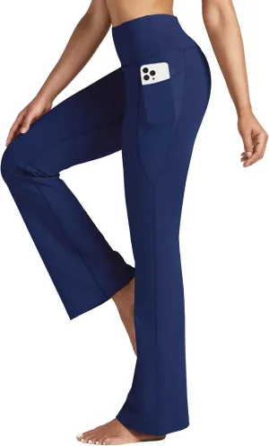Willit Women's Yoga Pants 27"/29"/31"/33" Flare Leggings Bootcut High Waist Tummy Control Workout Pants with Pockets