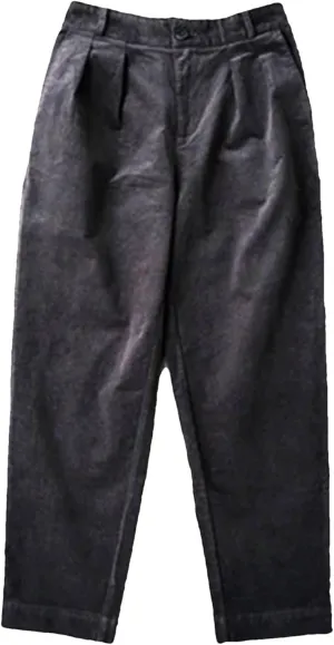 Women’s Corduroy Cotton Harem Pants Elastic Waist Plus Size Vintage Year-Round Loungewear