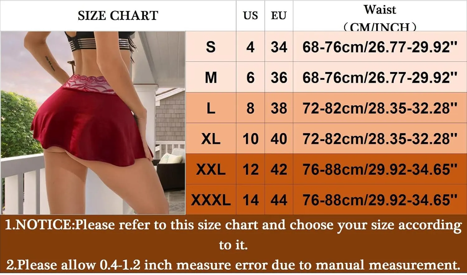 Womens Lingerie V-Neck Nightwear Naughty Babydoll Teddy Hollow-Out Full Slips Underwear Set