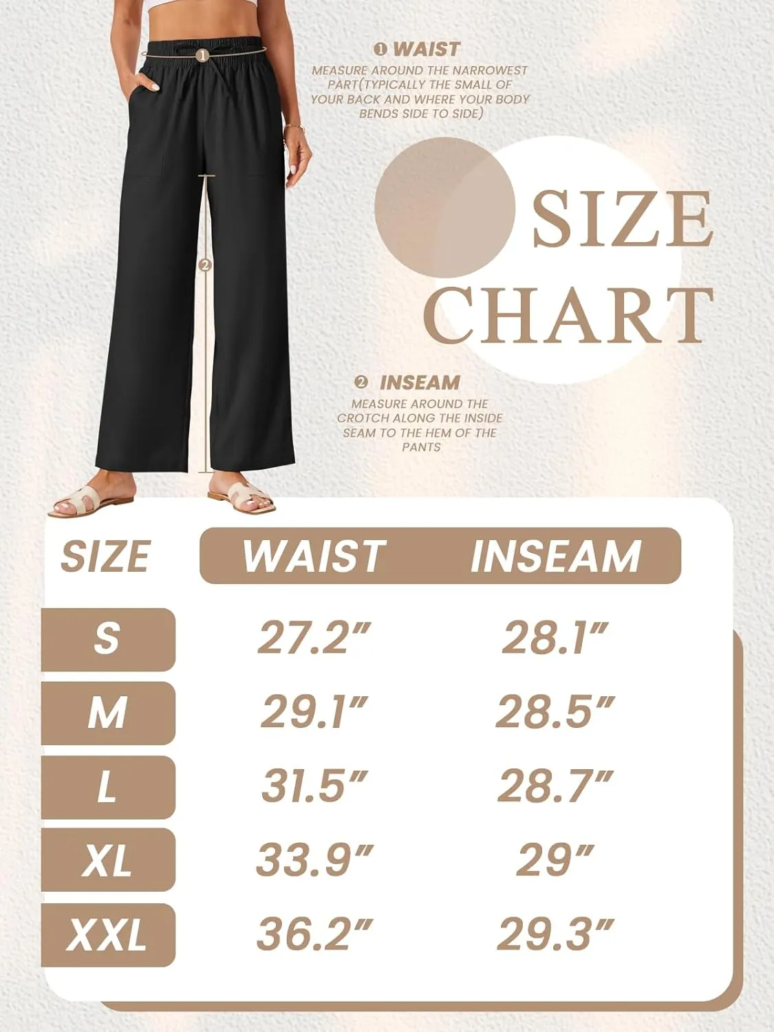 Womens Palazzo Pants Wide Leg High Waist Flowy 2025 Causal Summer Beach Loose Comfy Boho Pants with Pockets